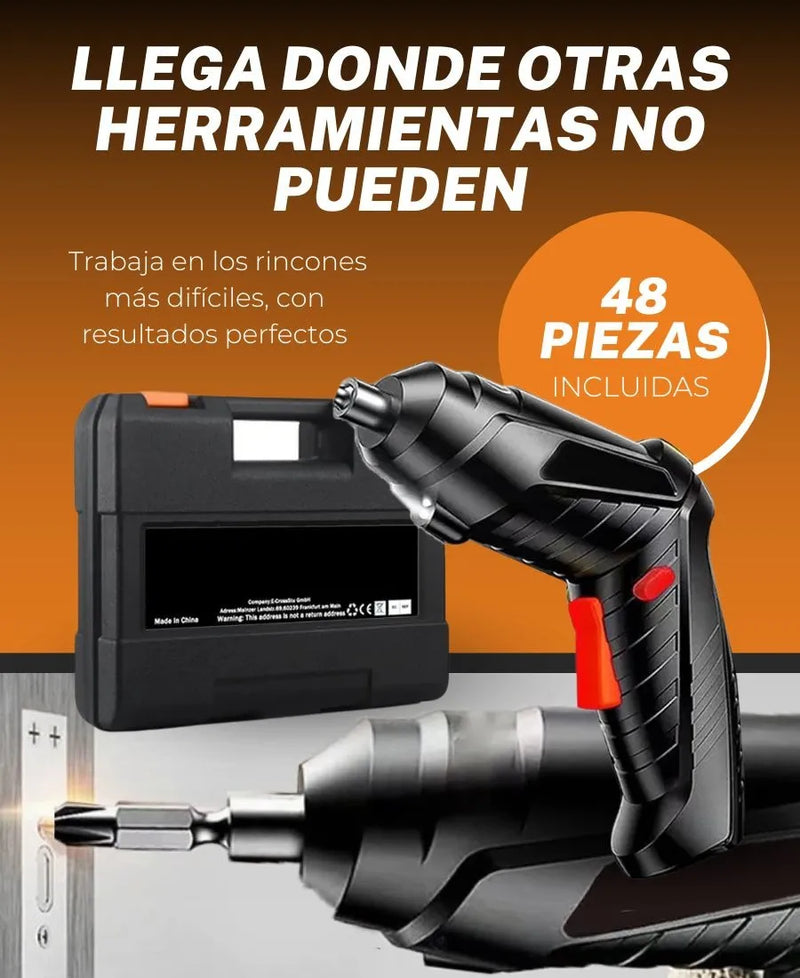 ScrewPro™ - Destornillador Eléctrico Inalámbrico 48 en 1 [Envío Gratis + Pago Contra Entrega]