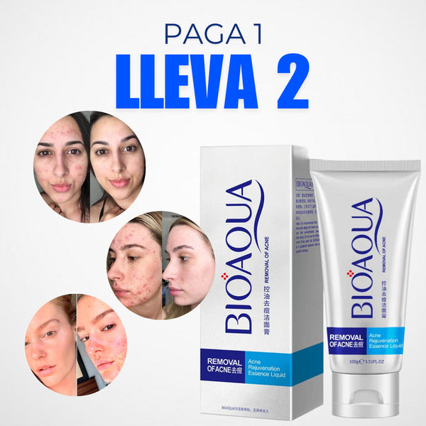 [Compra 1 y Lleva 1 Gratis] Crema Facial BioAqua | Antiacné, Anti-oleosidad y Reparación Profunda