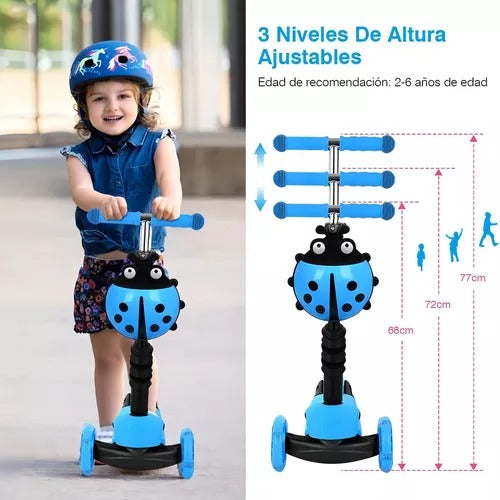 Patineta Scooter 5 en 1 – Acompaña Cada Etapa del Crecimiento de tu Hijo